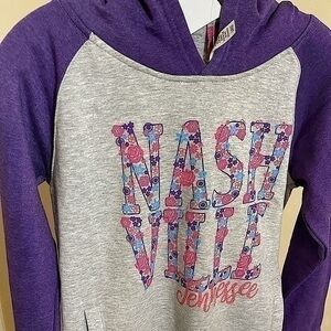 KID - U- NOT NASHVILLE TENNESSEE HOODIE GIRL’S SZ LARGE